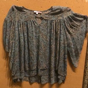 Calypso. Small. Dressy shirt. 100% silk